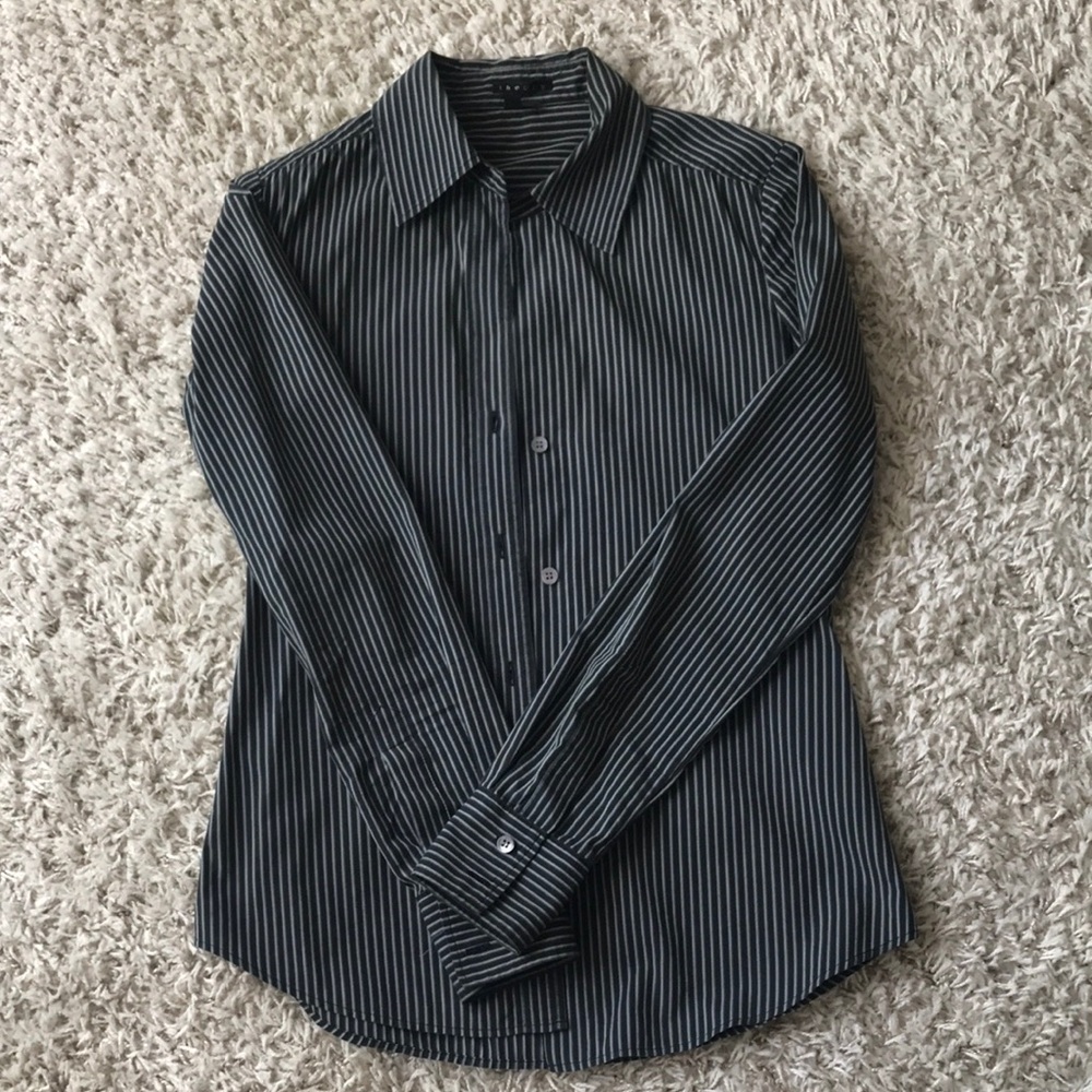 Black Striped Shirt